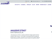 Tablet Screenshot of akademilabels.com